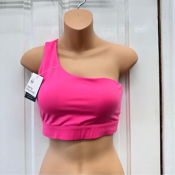 Senita Athletics Other - NWT Senita Athletics one shoulder workout sporkts bra women's small.